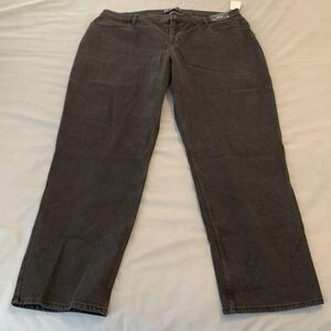 Hollister Ultra High Rise Dad Jeans Womens 21L/20L Gray Straight Stretch Denim